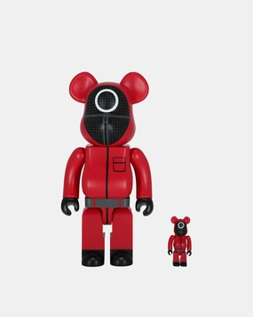 100%   400% Squid Game Guard Circle Be@rbrick Multicolor