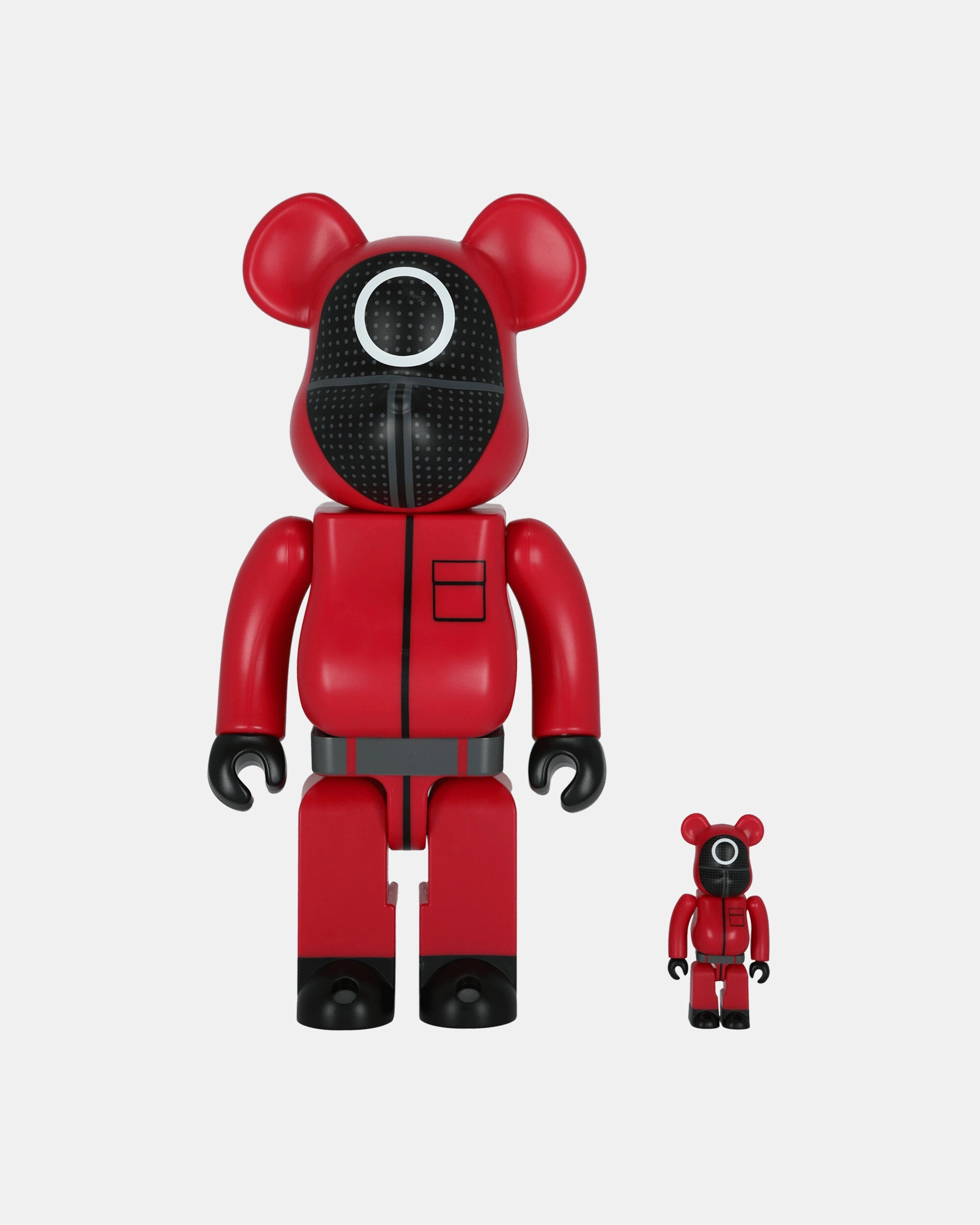100%   400% Squid Game Guard Circle Be@rbrick Multicolor