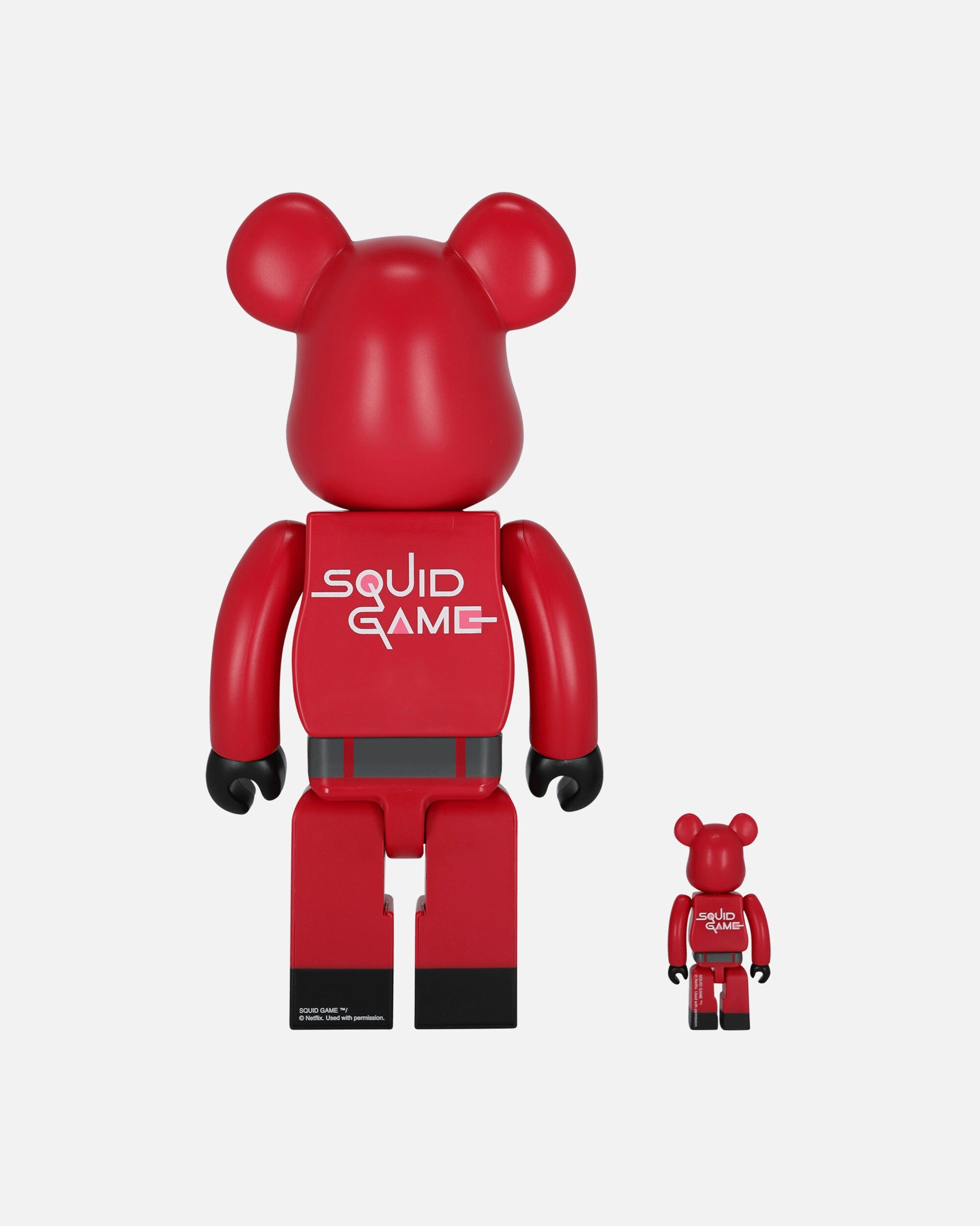100%   400% Squid Game Guard Circle Be@rbrick Multicolor