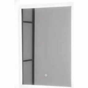 20" * 27 1/2" * 1 3/4" - LED Mirror - 4 mm copper-free silver mirror with Ambient Light - Aluminum frame - Color Temp 3000K-6400K CRI > 80- 2835 LED light strip -Touch Sensor 1531 Lumens cETL Certified