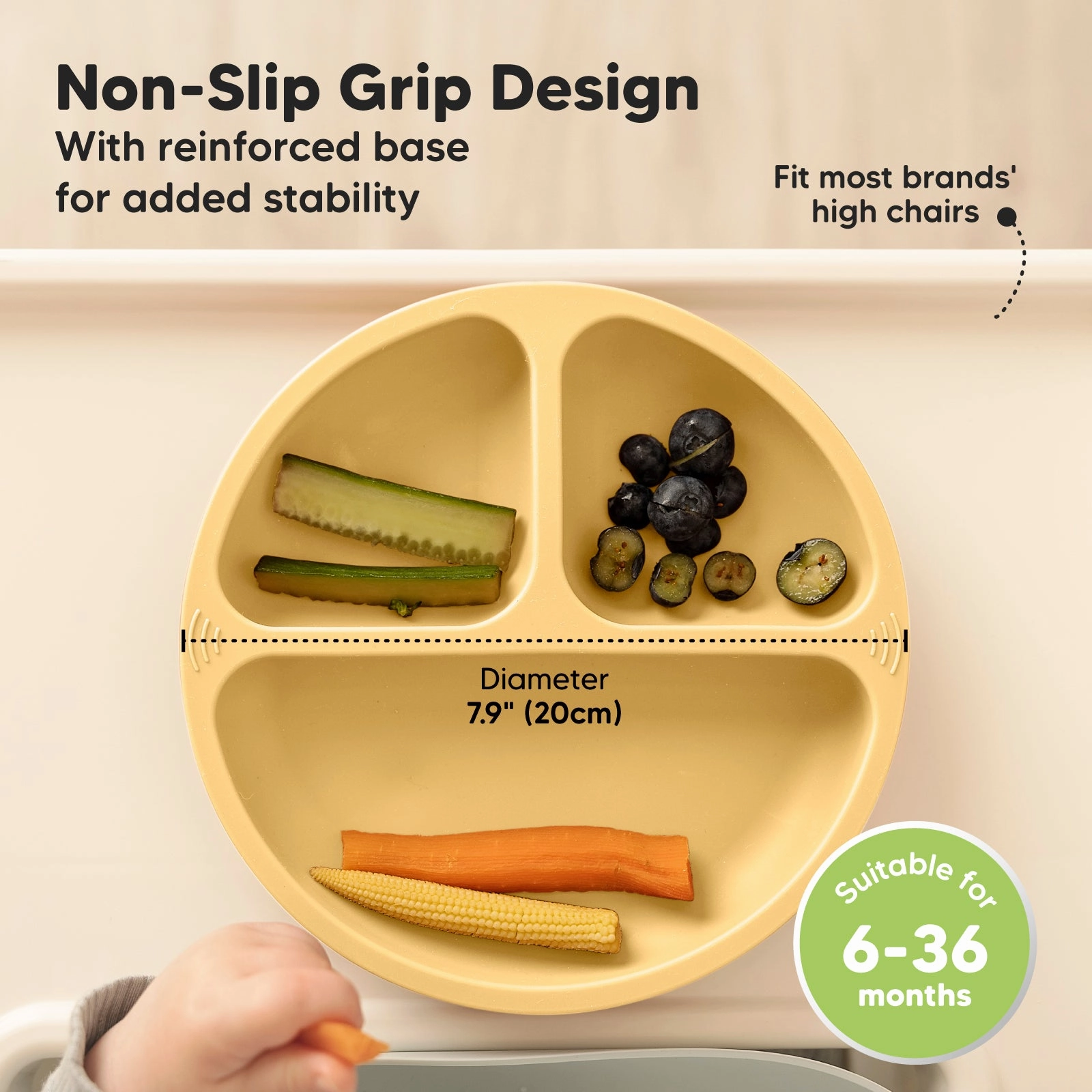 3-Pack Prep Silicone Suction Plates (Valiant)