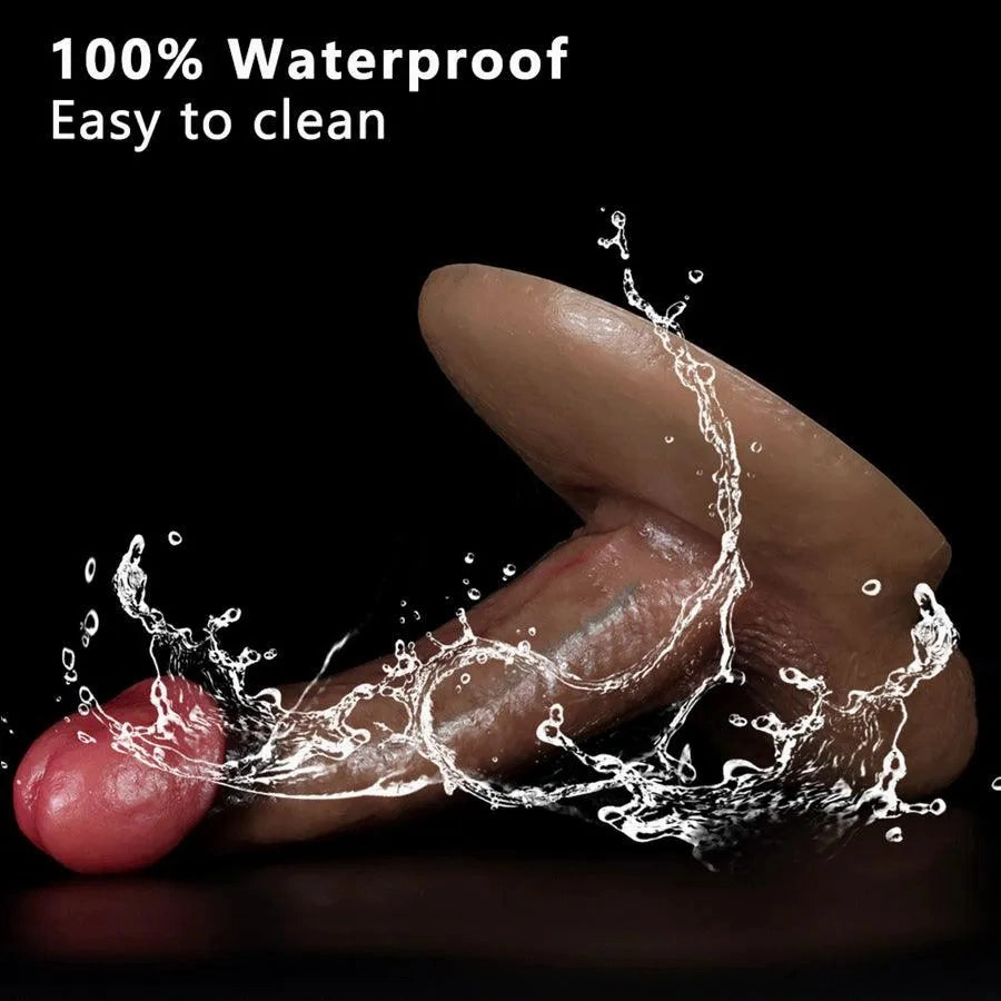 7.6 Inches Lifelike Silicone Dildo Toy