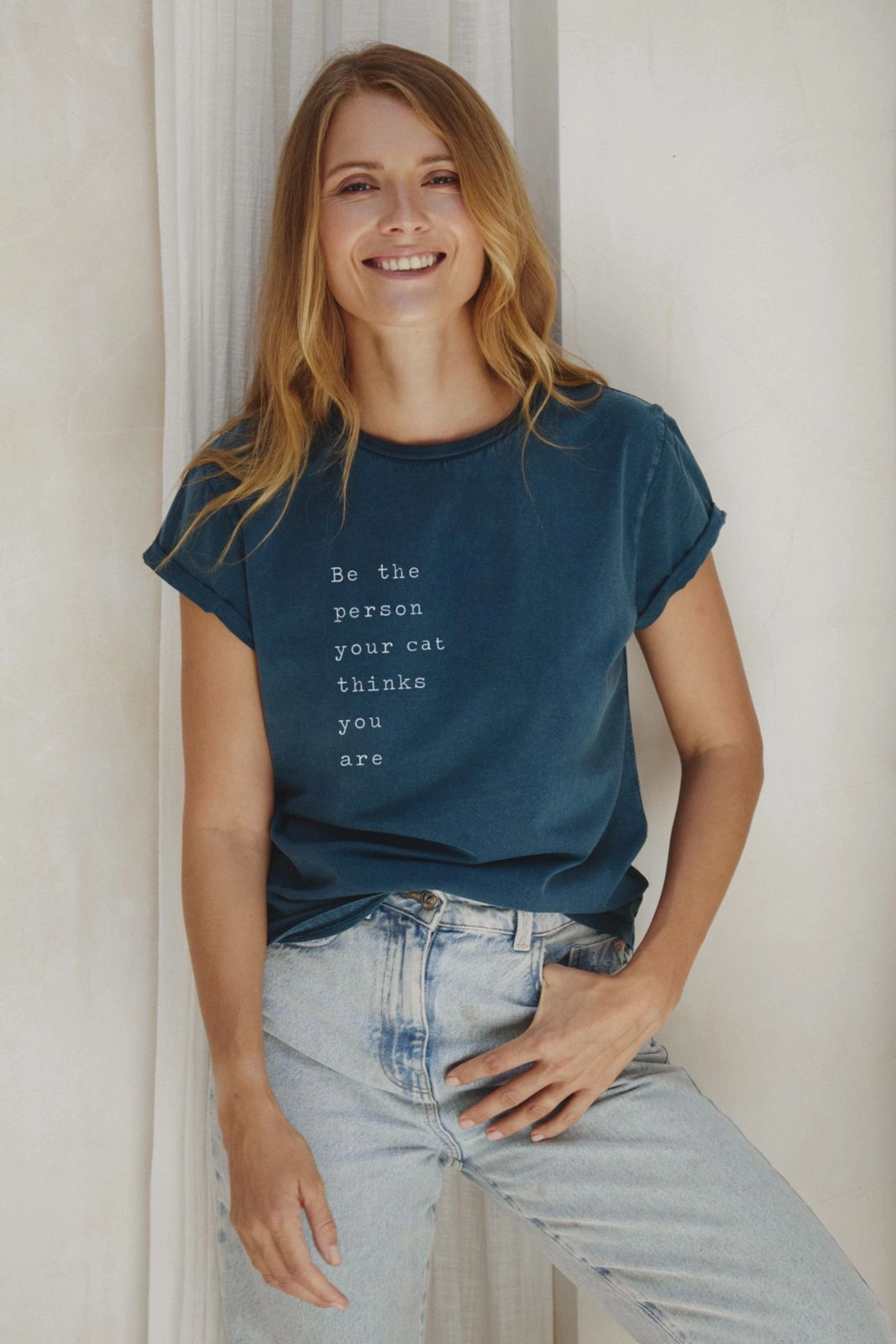 "Cat Thinks You Are" Roll With It Tee