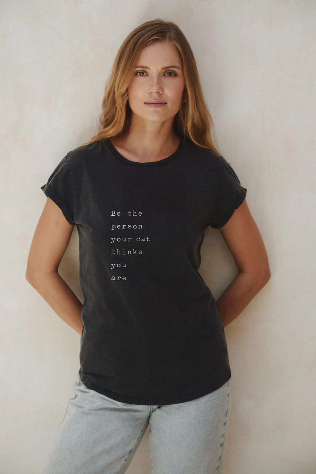 "Cat Thinks You Are" Roll With It Tee