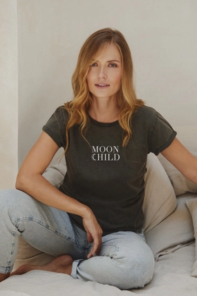 "Moon Child" Roll With It Tee