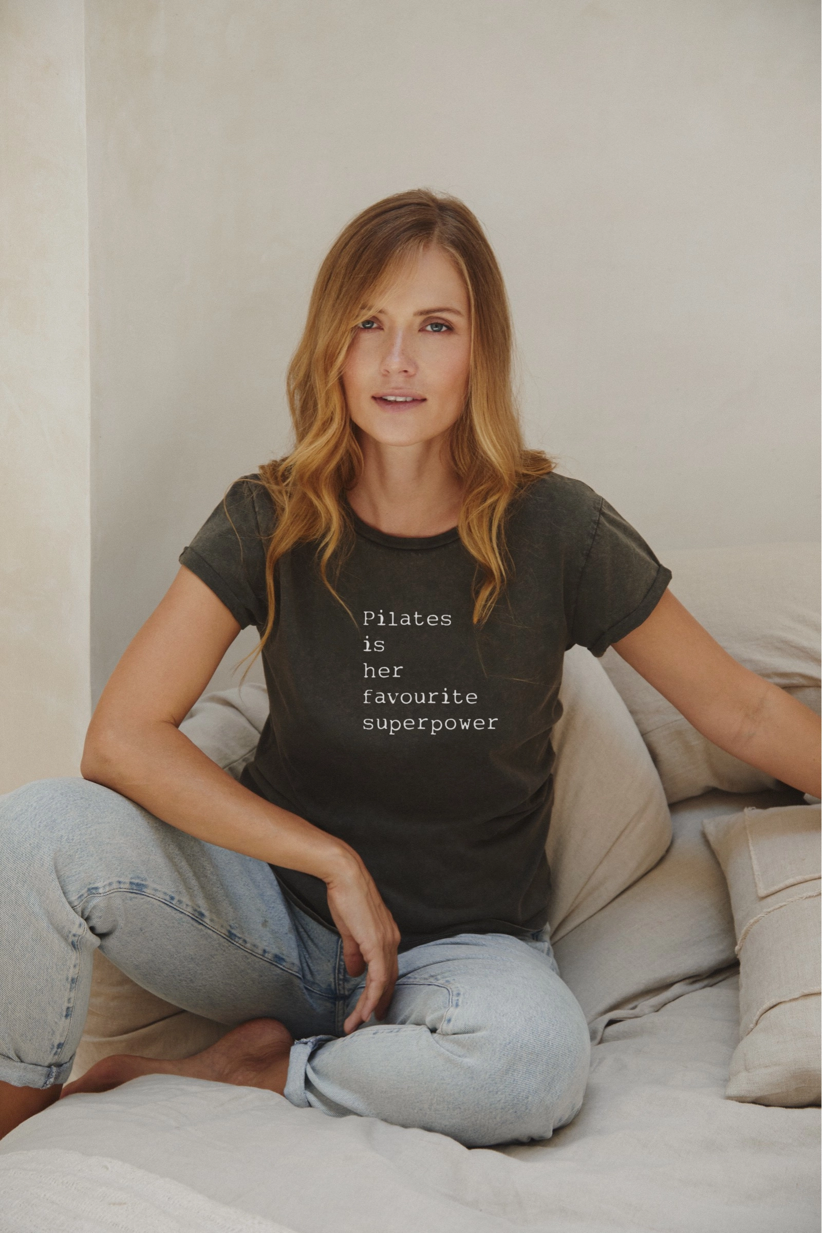 "Pilates Superpower" Roll With It Tee