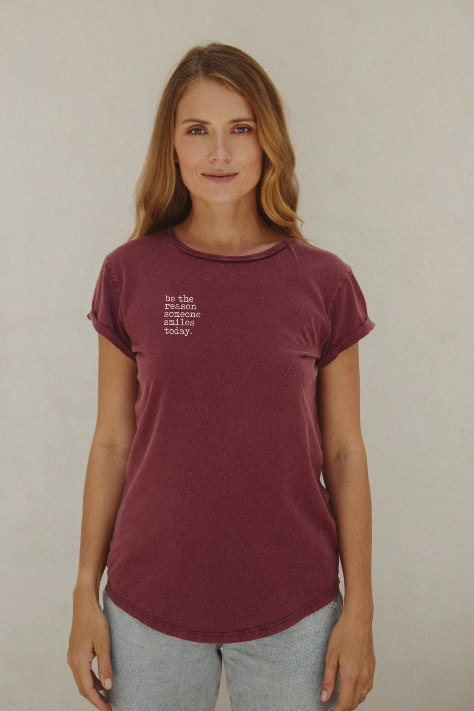 "Smile" Roll With It Tee