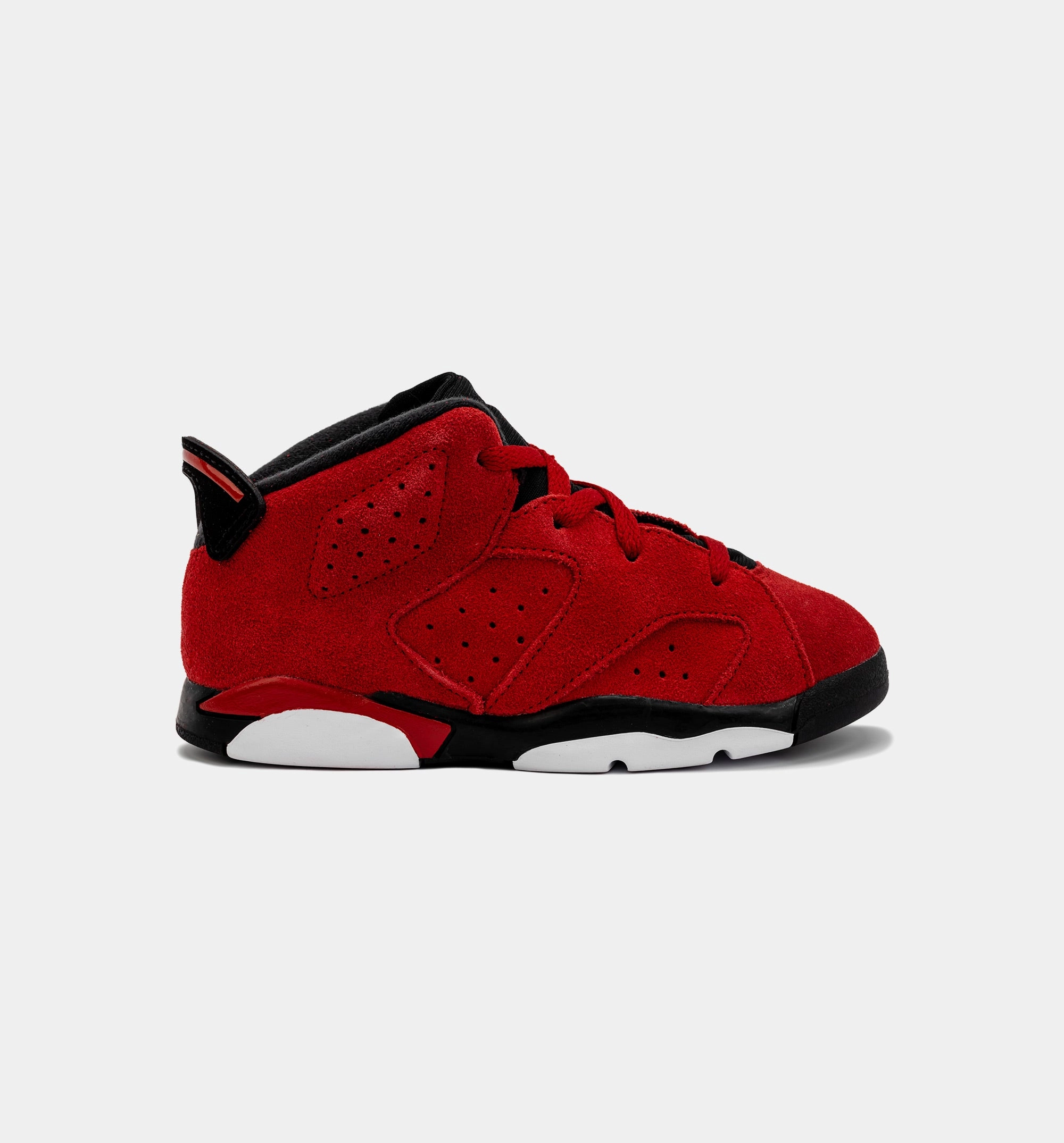 Air Jordan 6 Retro Toro Bravo Infant Toddler Lifestyle Shoe - Red/Black