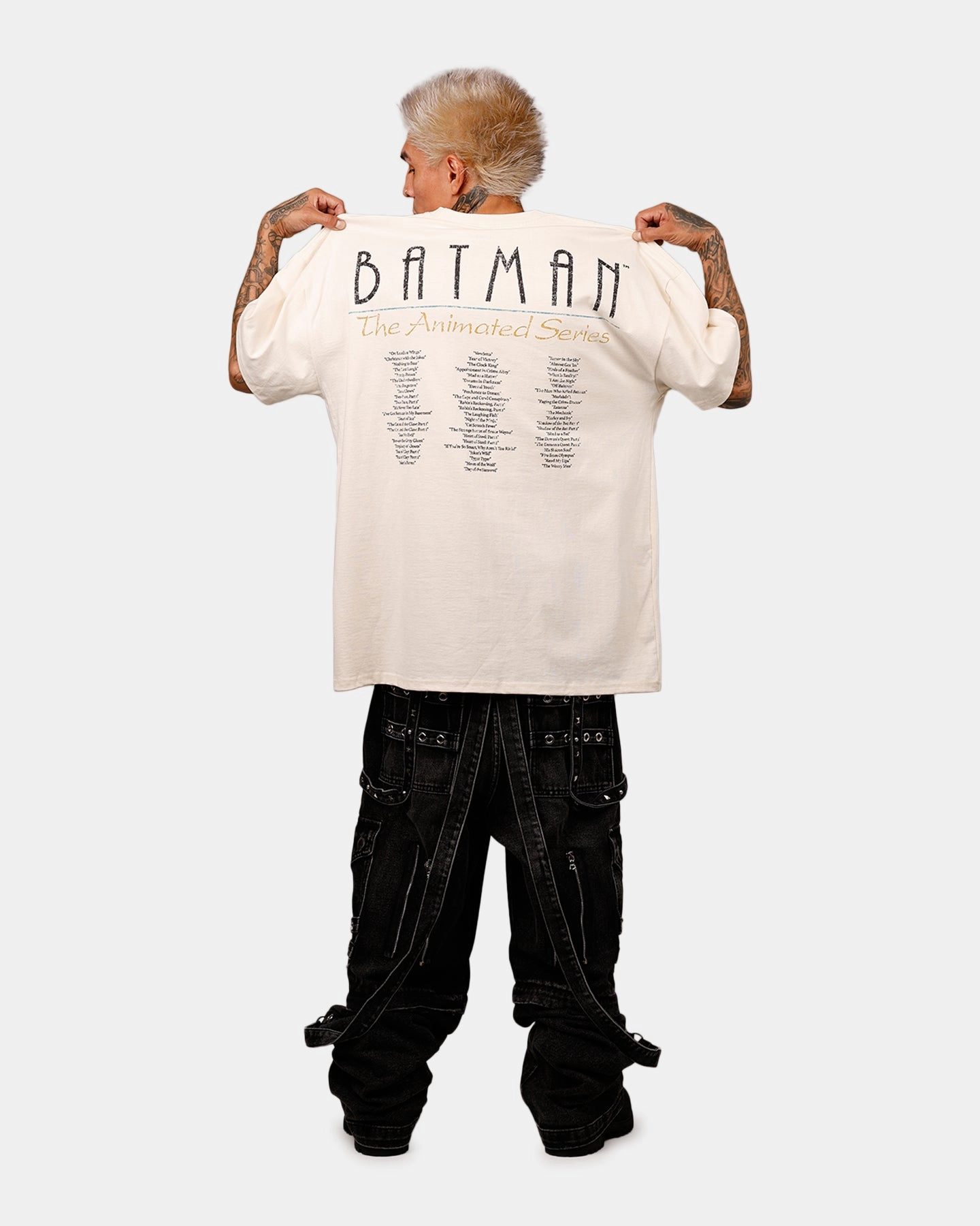 American Thrift X DC 97' Batman Heavyweight T-Shirt Off White