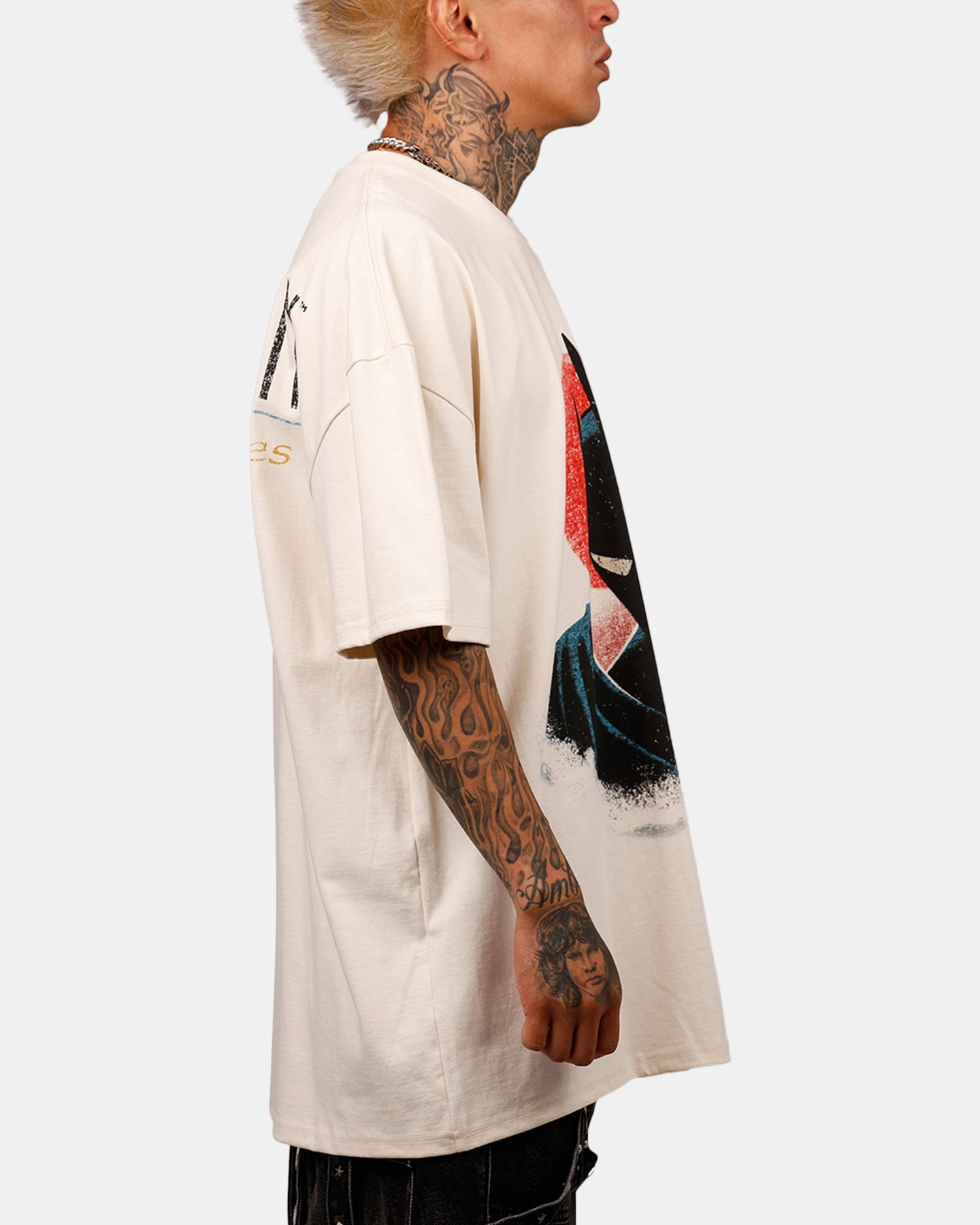 American Thrift X DC 97' Batman Heavyweight T-Shirt Off White