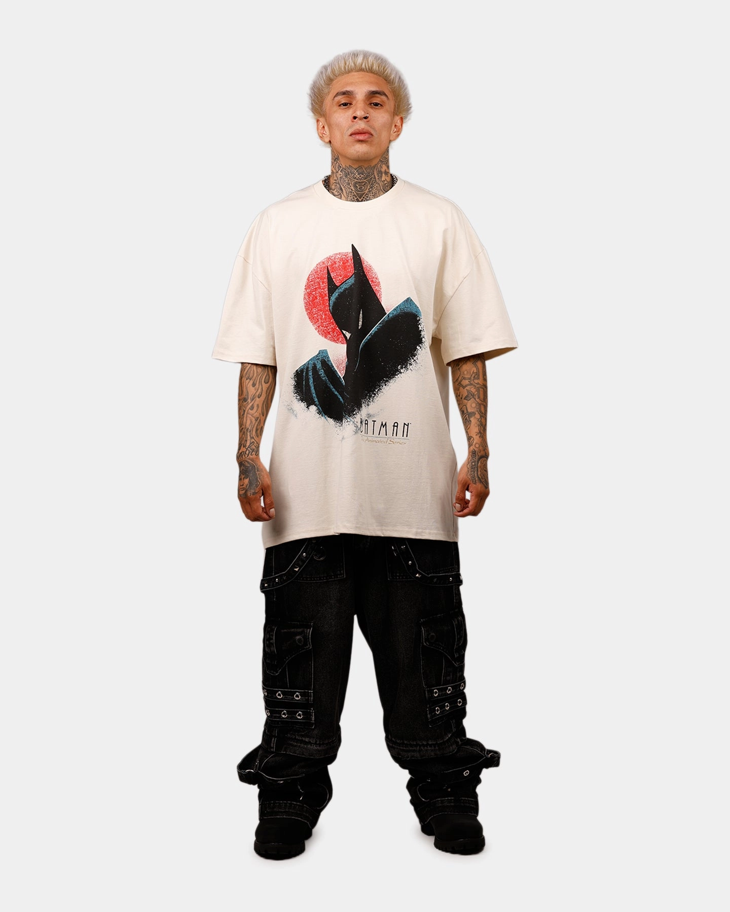 American Thrift X DC 97' Batman Heavyweight T-Shirt Off White