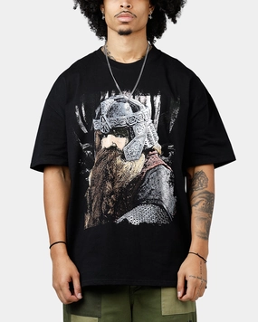 American Thrift X The Lord Of The Rings Gimli Heavyweight T-Shirt Black