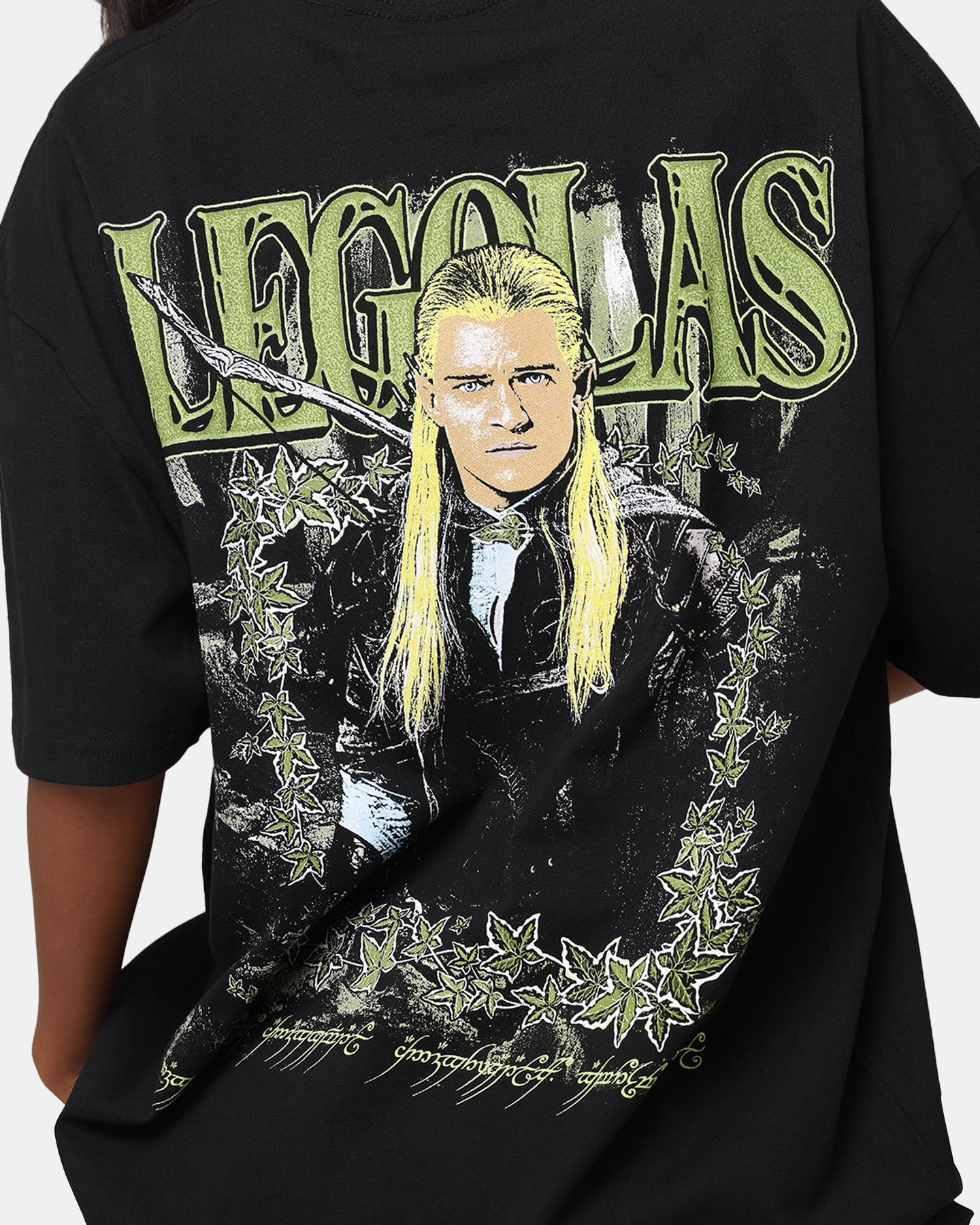 American Thrift X The Lord Of The Rings Legolas Heavy T-Shirt Black