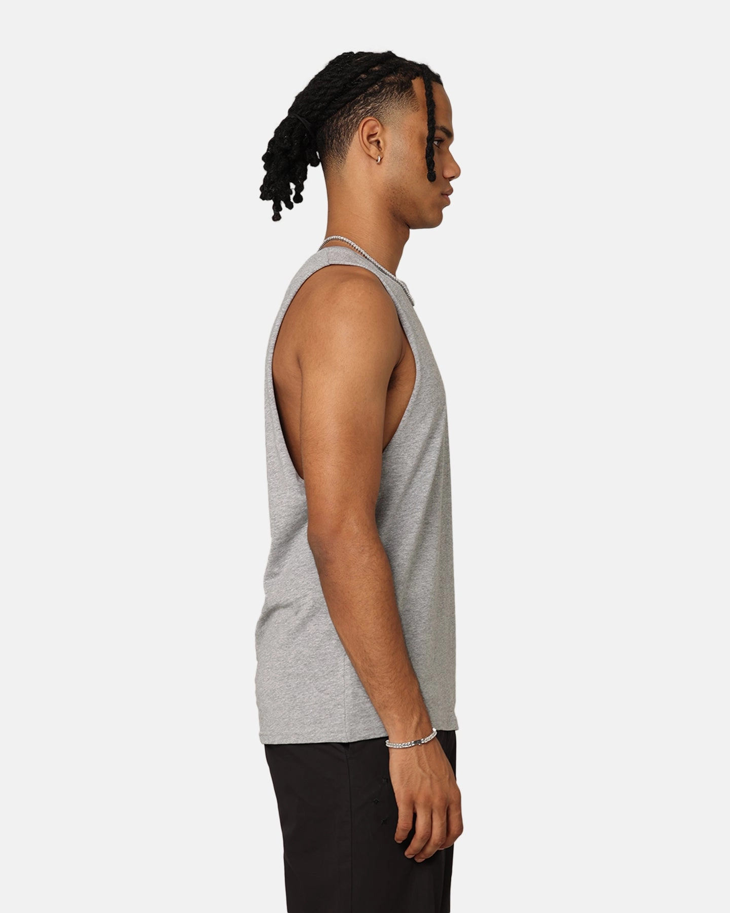 AS Colour Barnard Goat Crew Muscle T-Shirt Grey
