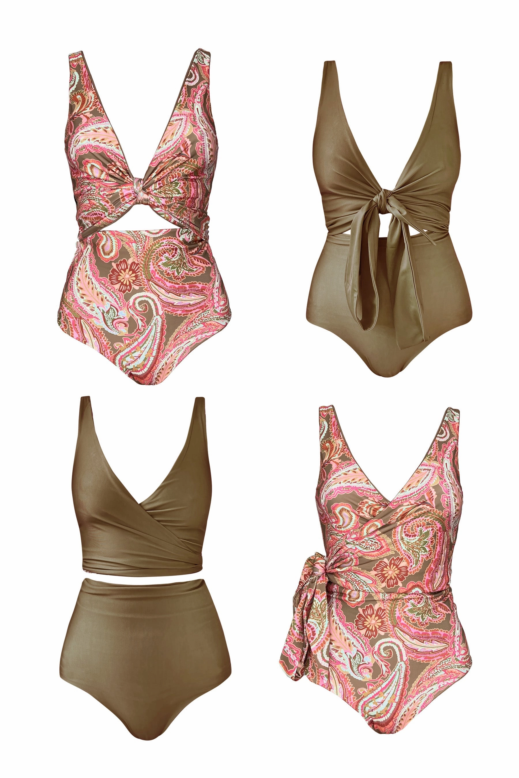 Barcelona Reversible Bikini Wrap Top