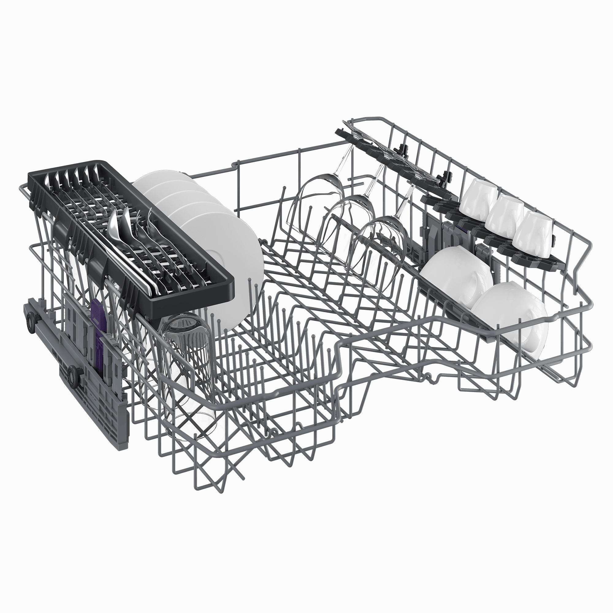 Beko DDT25401X Tall Tub Stainless Dishwasher, 14 Place Settings, 48 Dba, Top Control