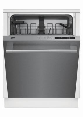 Beko DDT25401X Tall Tub Stainless Dishwasher, 14 Place Settings, 48 Dba, Top Control
