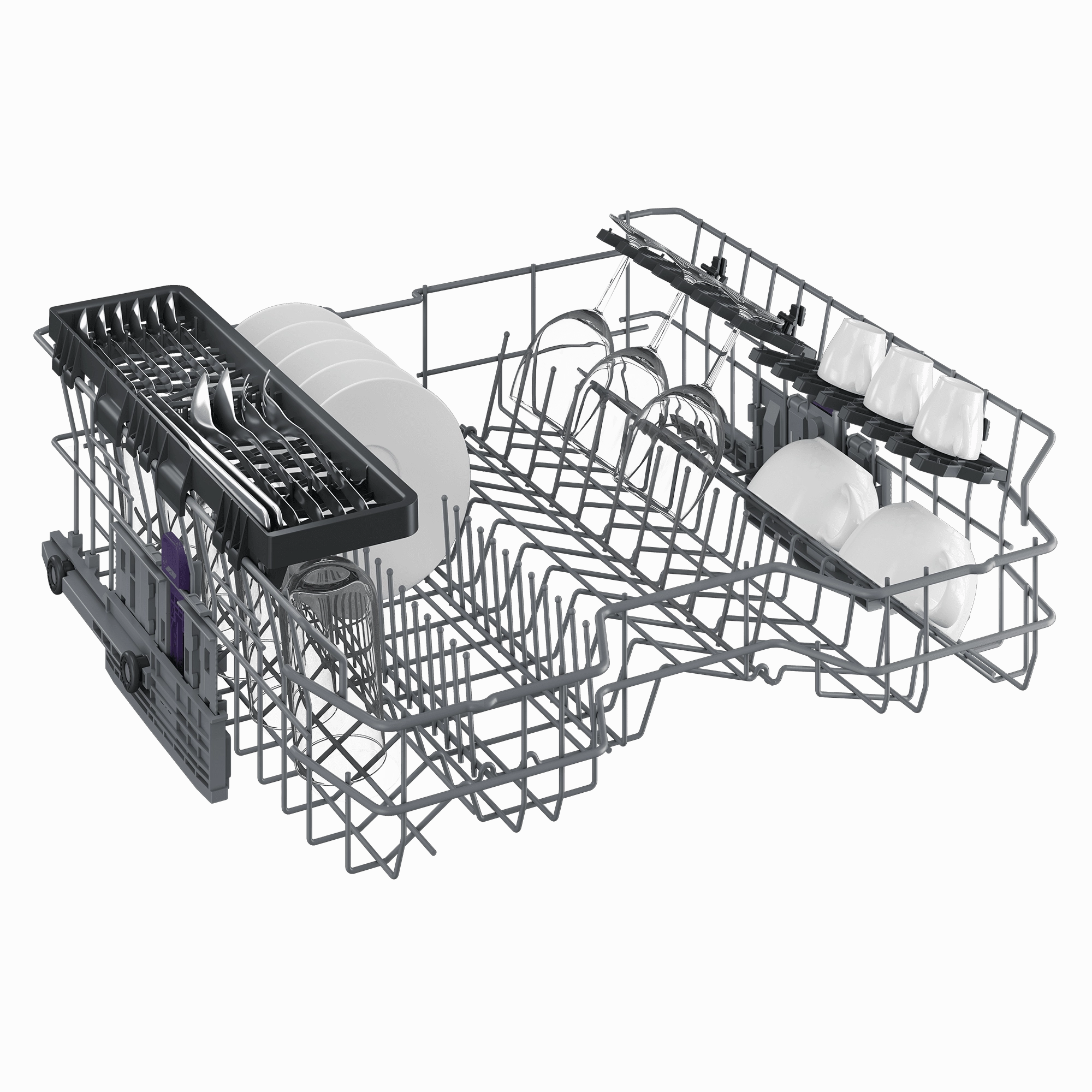 Beko DIT25401 Tall Tub Dishwasher, 14 Place Settings, 48 Dba, Fully Integrated Panel Ready