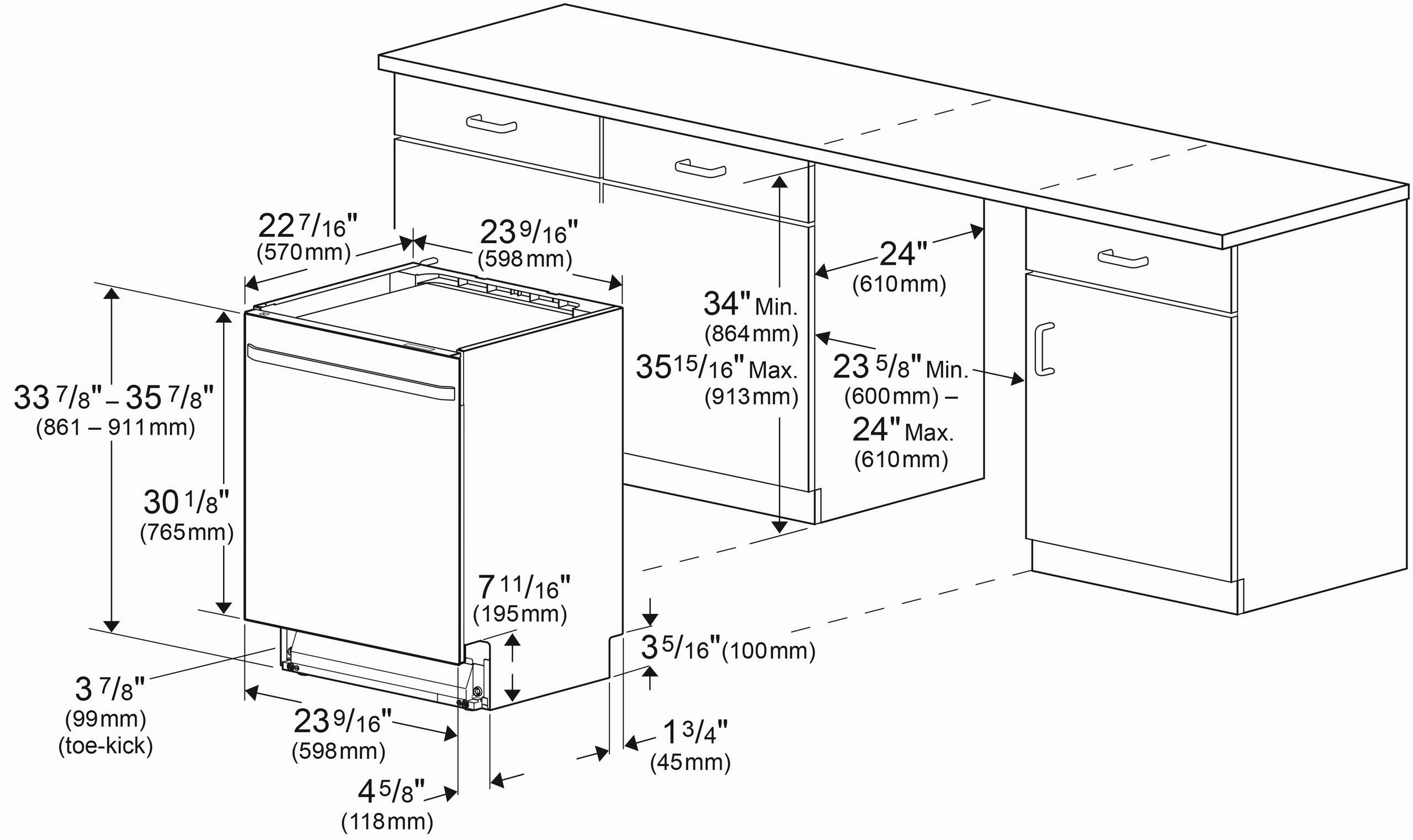 Beko DUT36522X Tall Tub Dishwasher With (15 Place Settings, 45.0