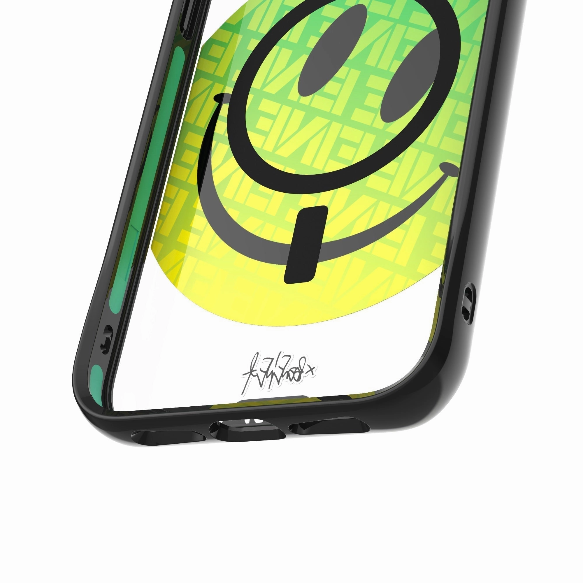 Ben Eine Green Smiley MagSafe® Compatible Phone Case