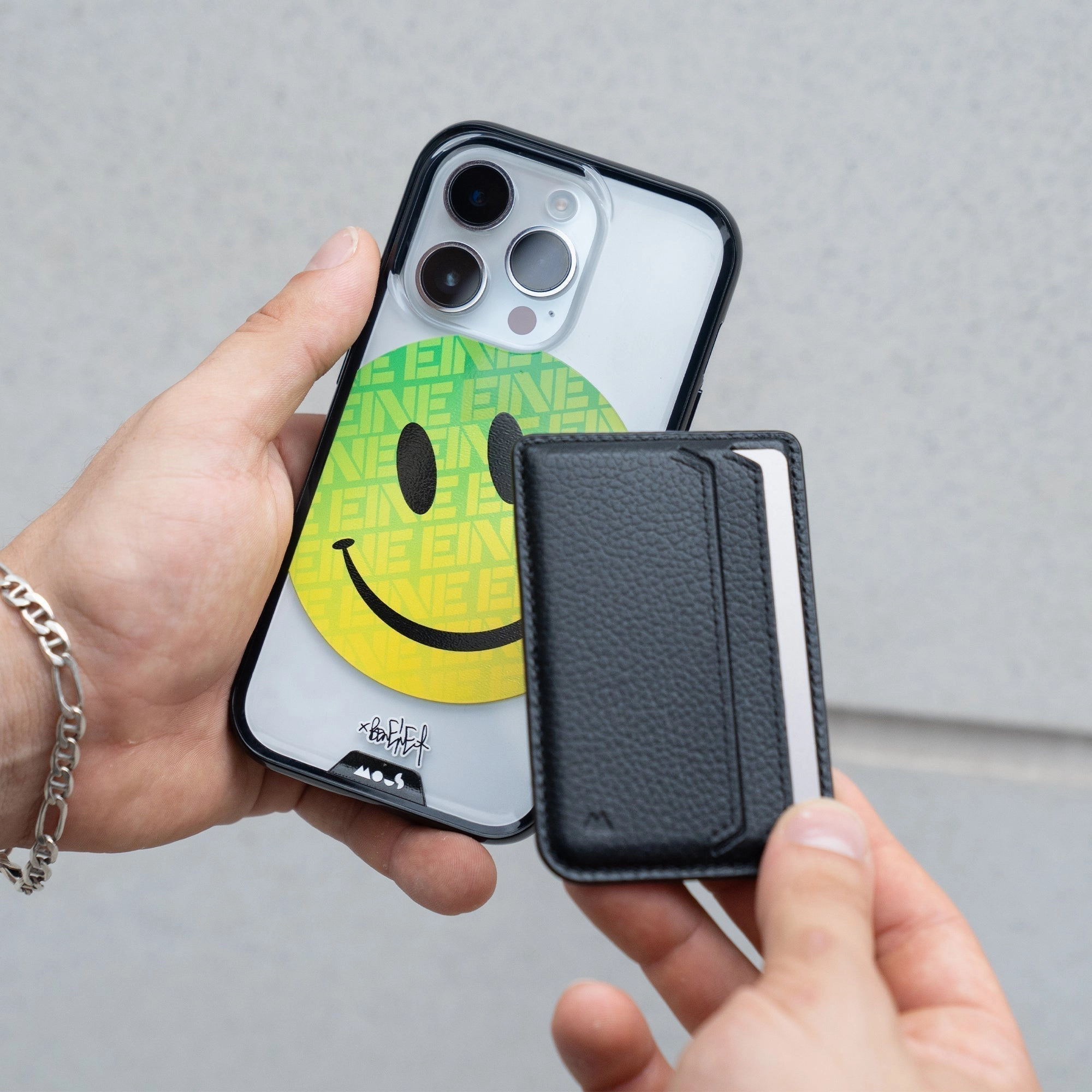 Ben Eine Green Smiley MagSafe® Compatible Phone Case