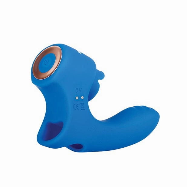Evolved - Gender X Flick It Finger Vibrator Clit Massager (Blue)