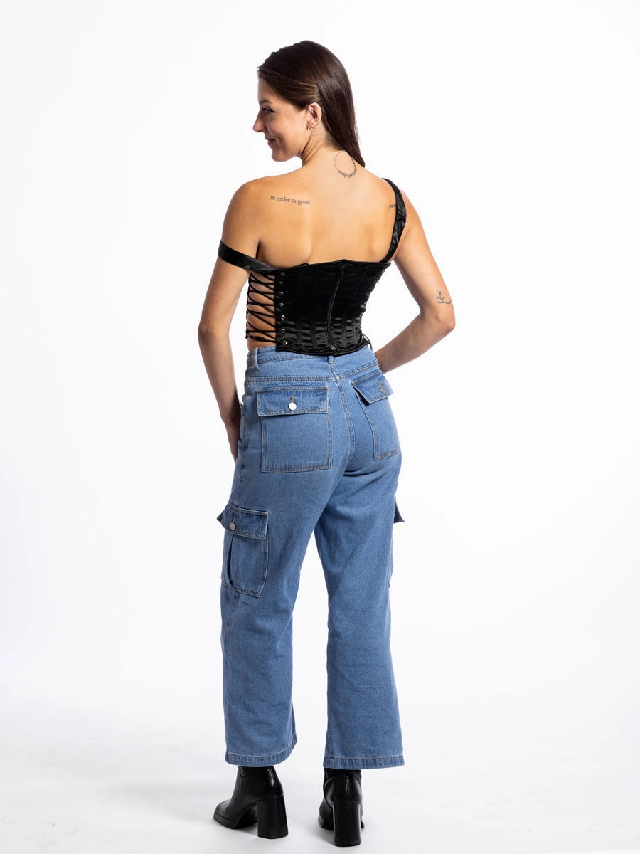 Hailey Side Laced Corset Top