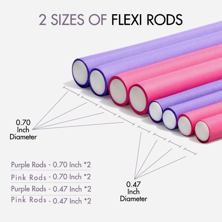 Hair Roller Flexible and Soft Foam Hair Curler Set No Heat Magic Curly Hair Styling Tool for Short, Medium, and Long Hair