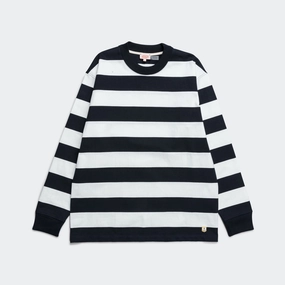 Heritage Mariniere LS T-Shirt - Rich Navy/Milk