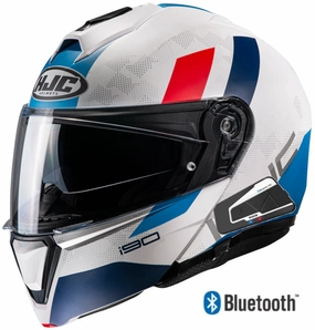 HJC i90 Modular Bluetooth Helmet Syrex Graphic MC21SF