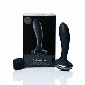 Hot Octopuss - PleX with Flex Remote Control Butt Plug (Black)
