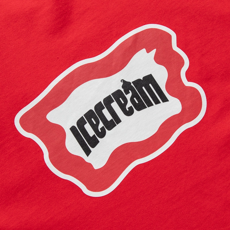 Ice Cream Outline Tee - Racing Red