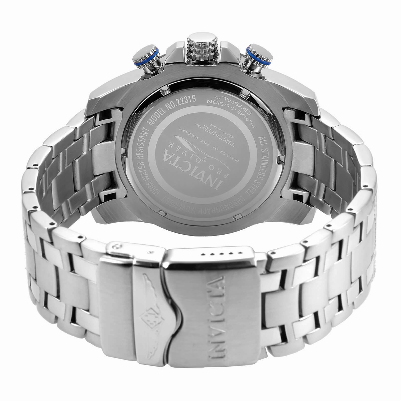 Invicta Men's Chronograph Stainless Steel Watch - Pro Diver Blue Dial Quartz | 22319
