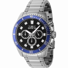 Invicta Men's Watch - Pro Diver Chronograph Silver Stainless Steel Bracelet | 46052
