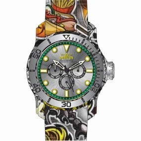 Invicta Men's Watch - Pro Diver Quartz Silver Dial Aqua Plating Steel Bracelet | 47854