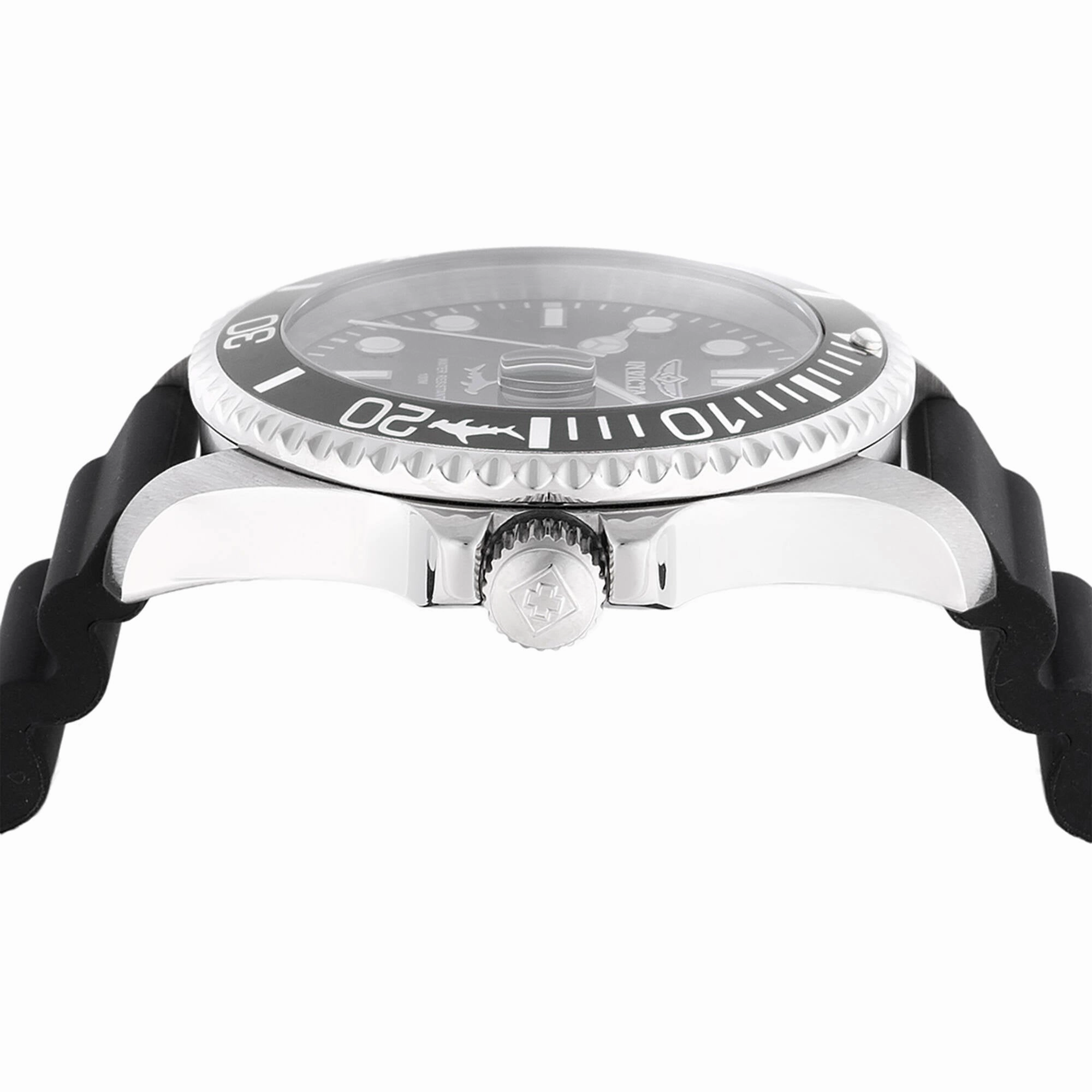 Invicta Men's Watch - Pro Diver Rotating Bezel Black Dial Silicone Strap | 47161