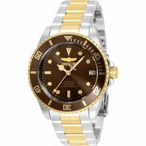 Invicta Women's Watch - Pro Diver Automatic Desert Sand Dial Two Tone Bracelet | 35716