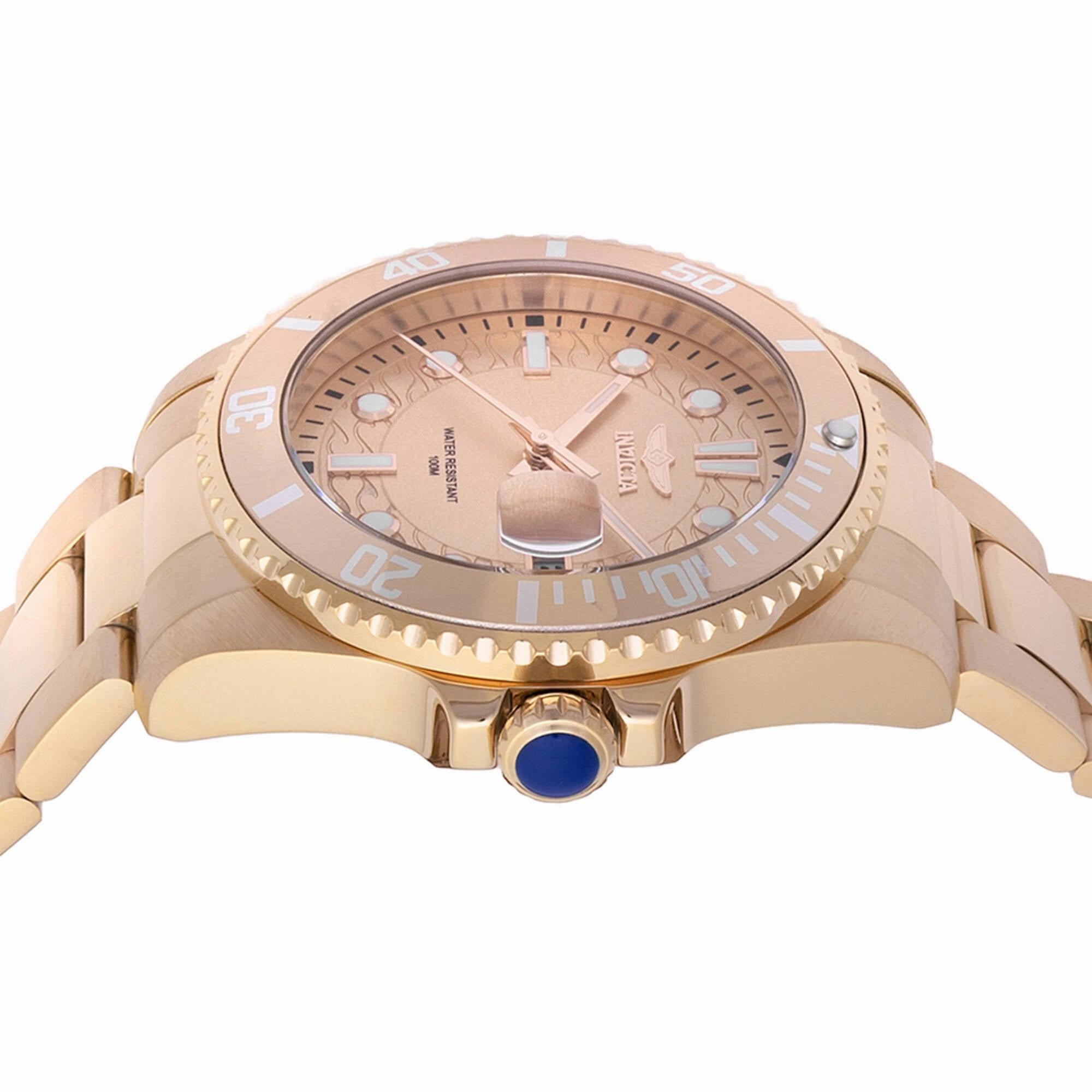 Invicta Women's Watch - Pro Diver Quartz Yellow Gold Stainless Steel Bracelet | 46688