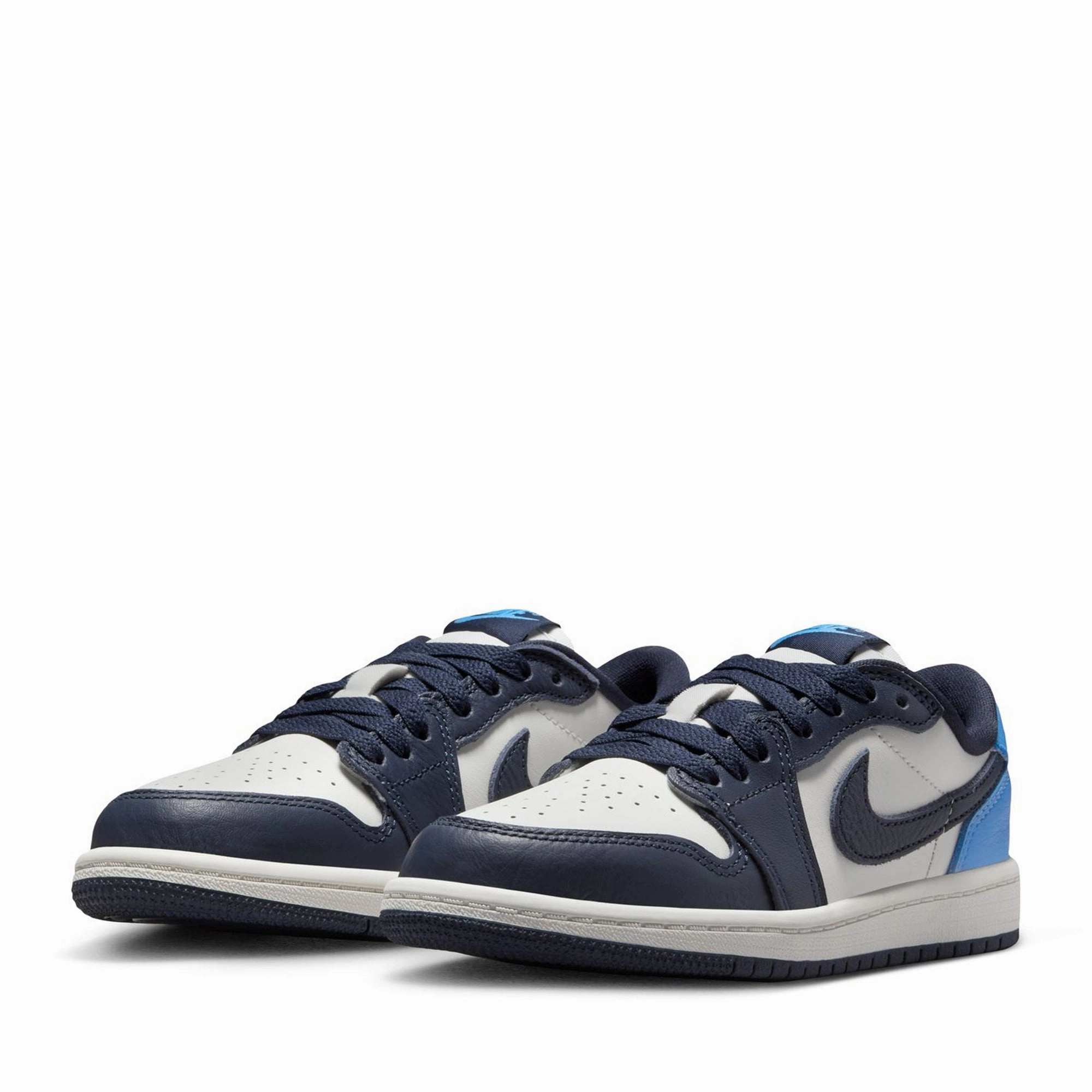 Jordan 1 Retro Low OG (PS) - Obsidian/University Blue