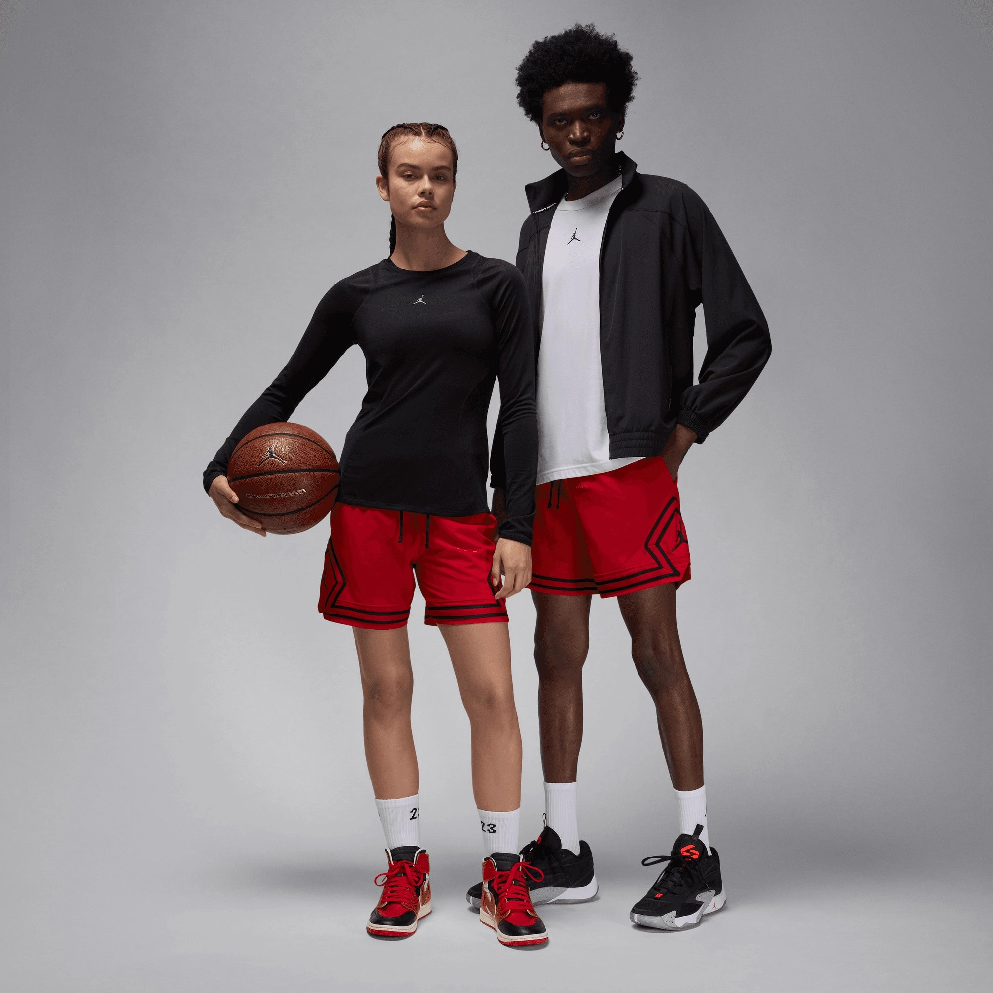 JORDAN | DRI-FIT WOVEN DIAMOND SHORTS { GYM RED/BLACK/BLACK