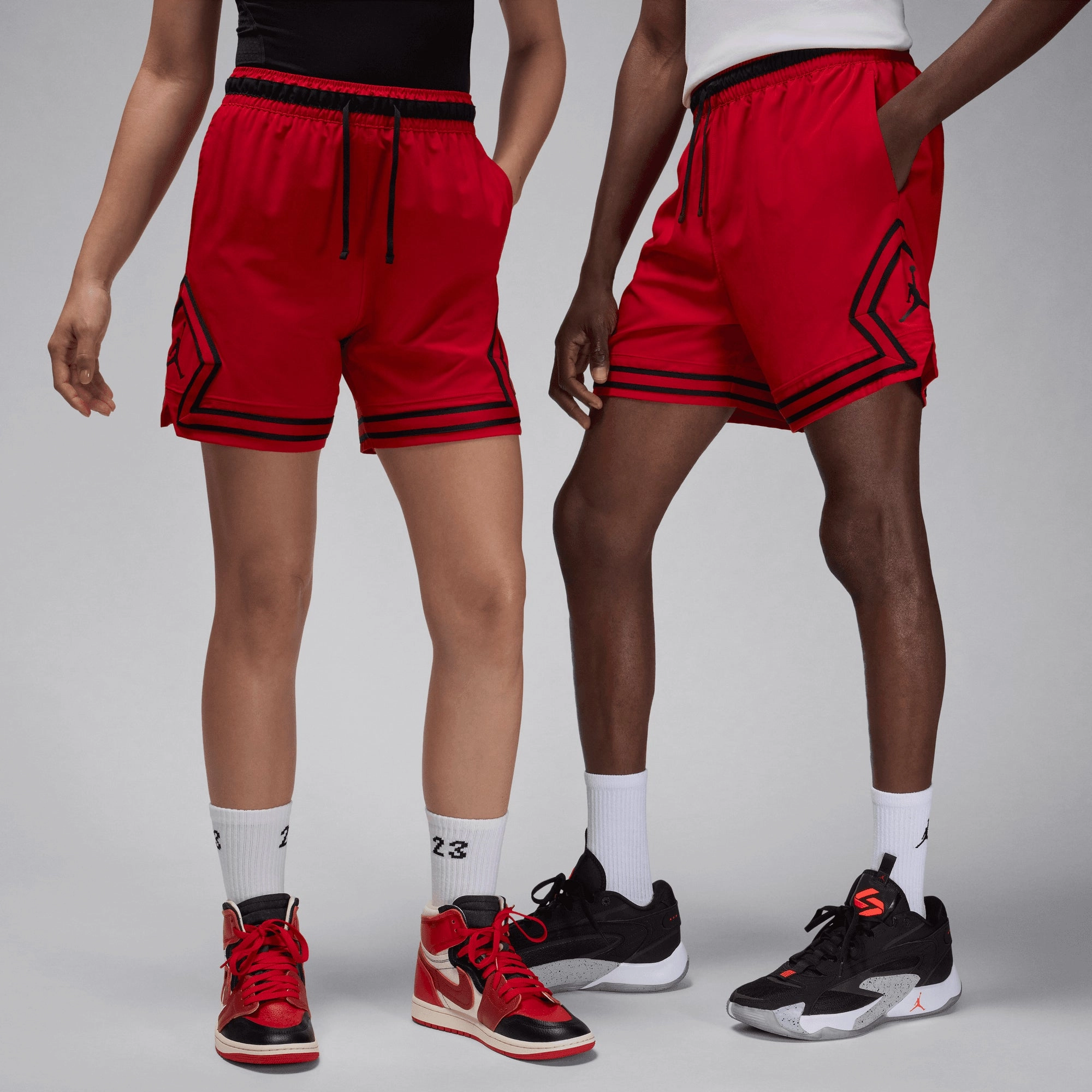 JORDAN | DRI-FIT WOVEN DIAMOND SHORTS { GYM RED/BLACK/BLACK