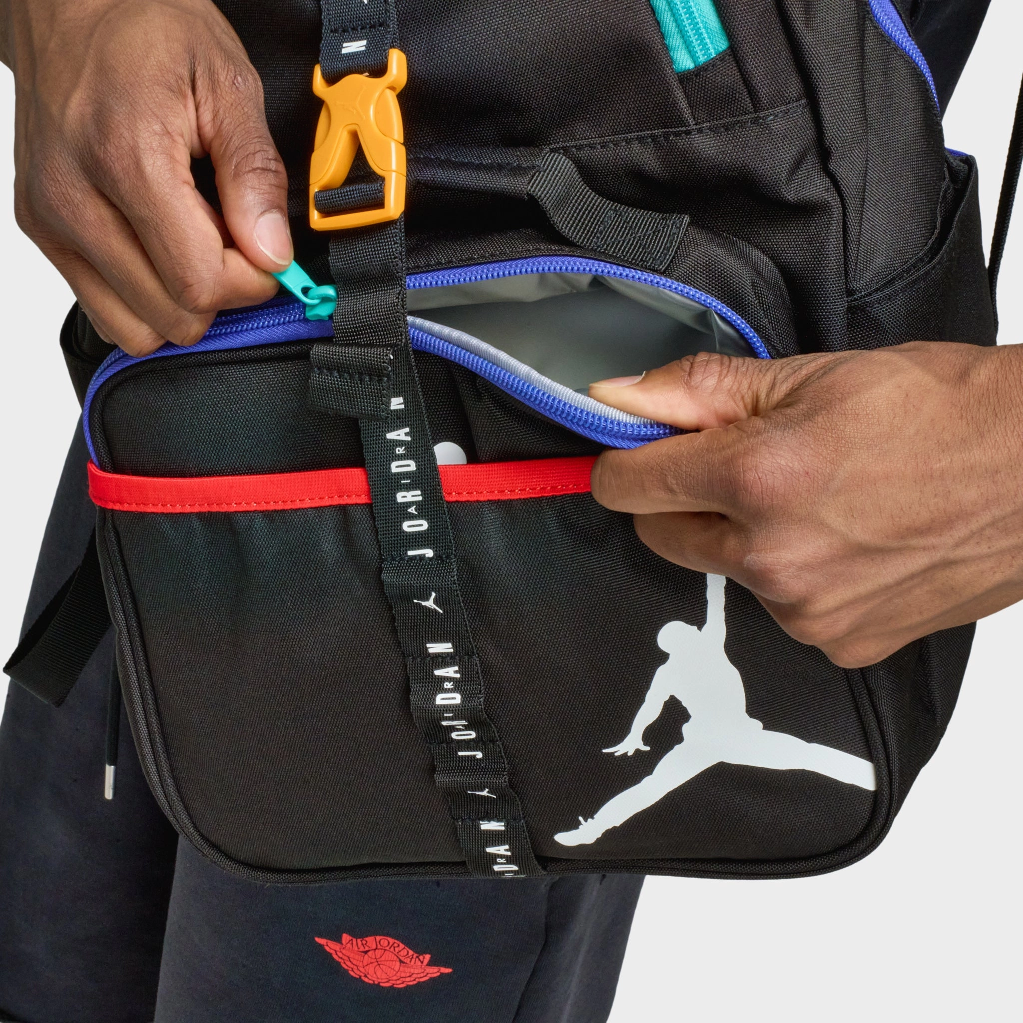 Jordan Air Jordan Lunch Backpack White / Black
