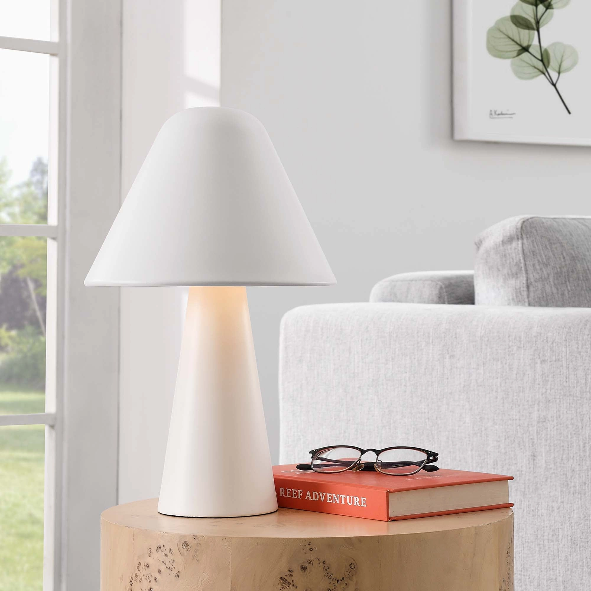Jovial Metal Mushroom Table Lamp by Modway
