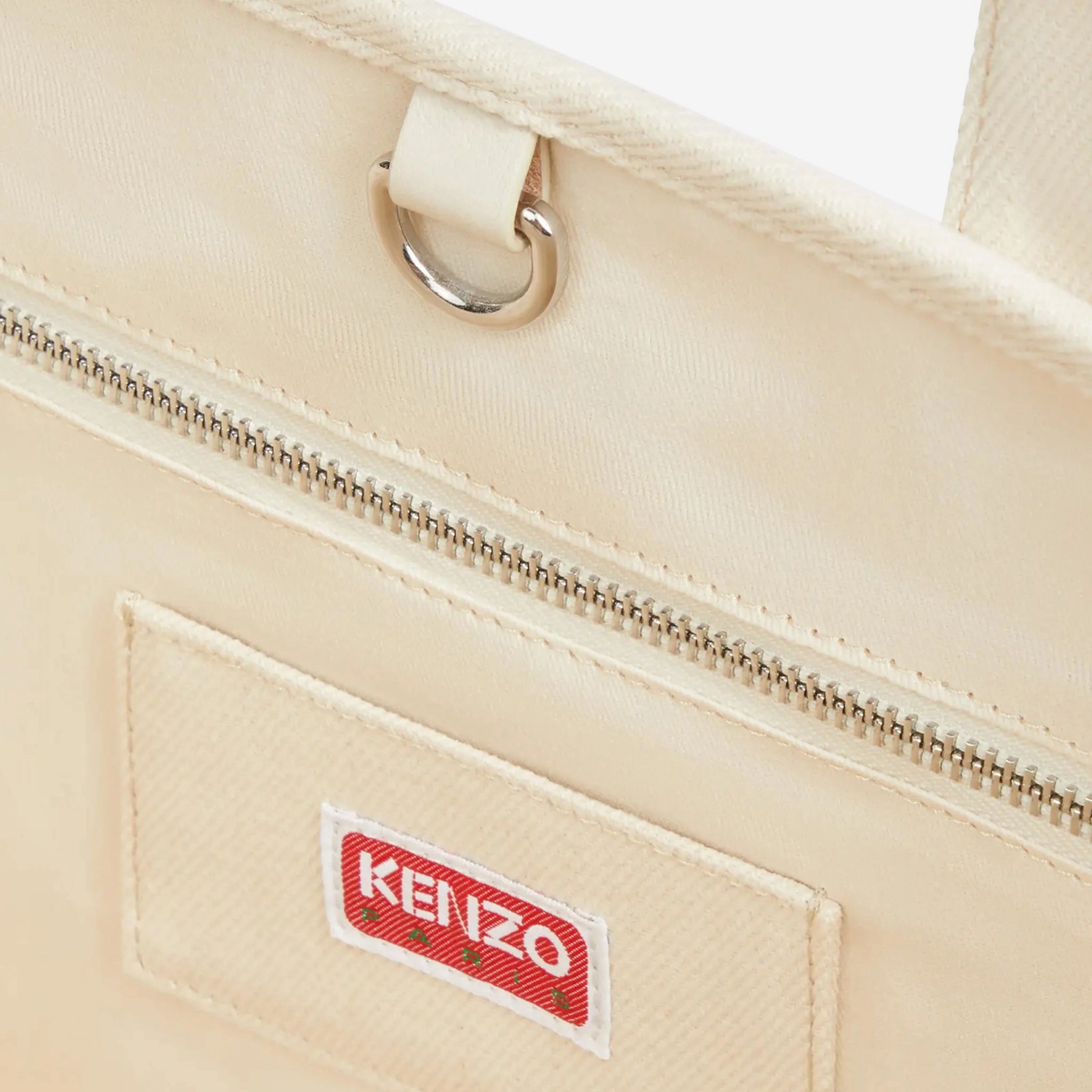 KENZO Utility Large Tote Bag Ecru