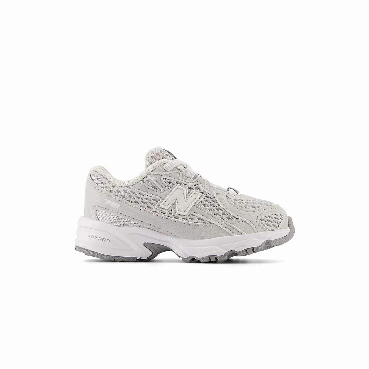 Kids 740 Bungee Lace 'Grey Matter White'