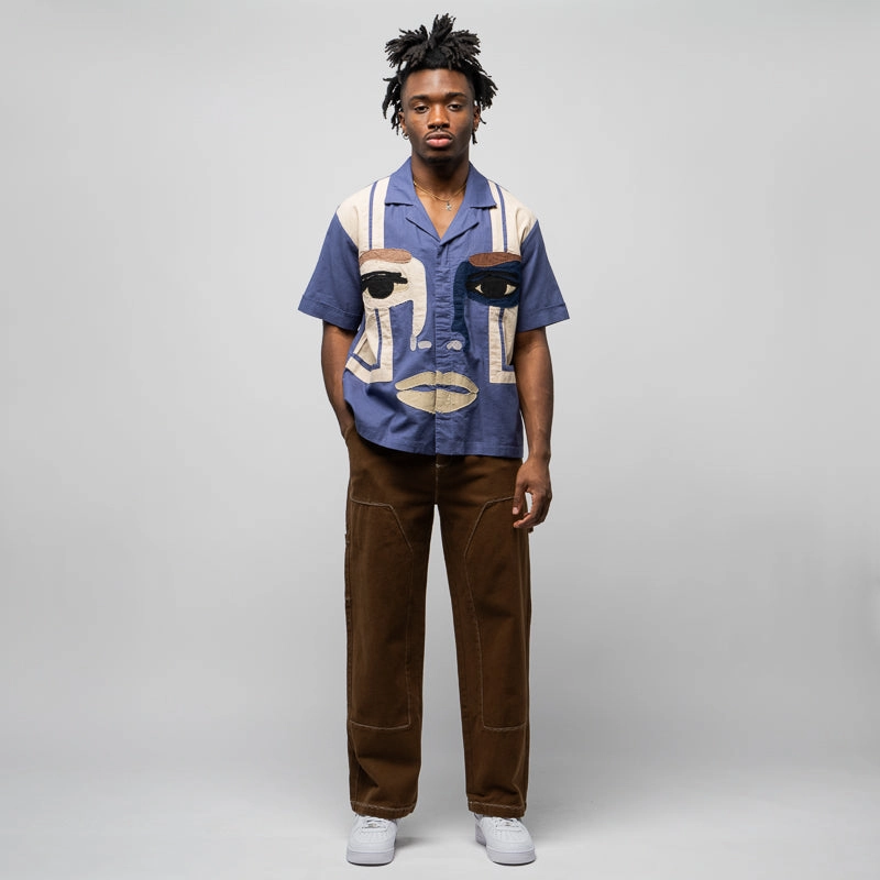 KidSuper Messy Stiched Work Pants - Brown