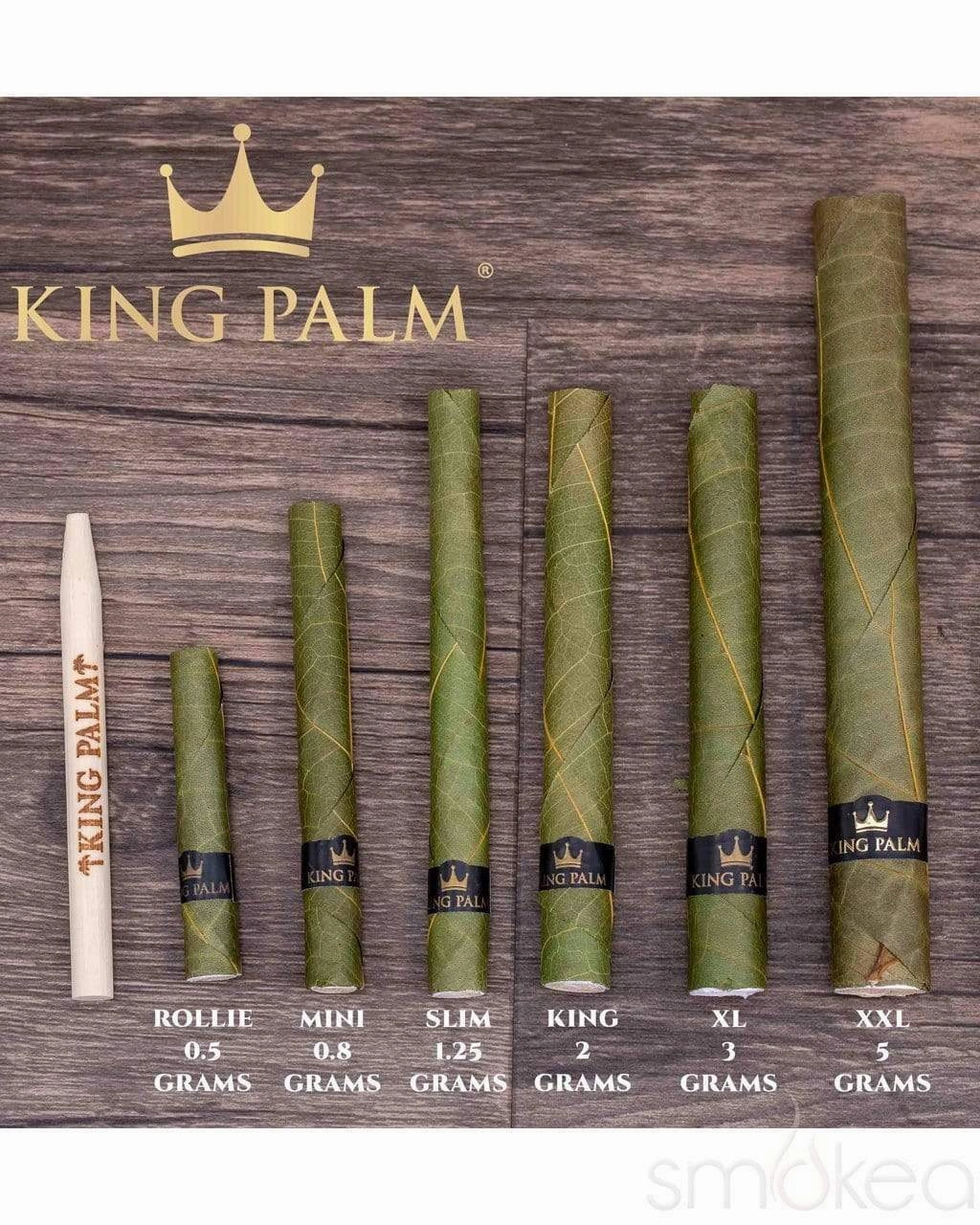King Palm King Size Natural Pre-Rolled Cones (5-Pack)