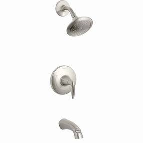 Kohler TS45104-4-BN Alteo Vibrant Brushed Nickel 1-Handle Bathtub and Shower Faucet