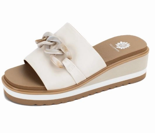 Leslie Wedge Slide | Yellow Box