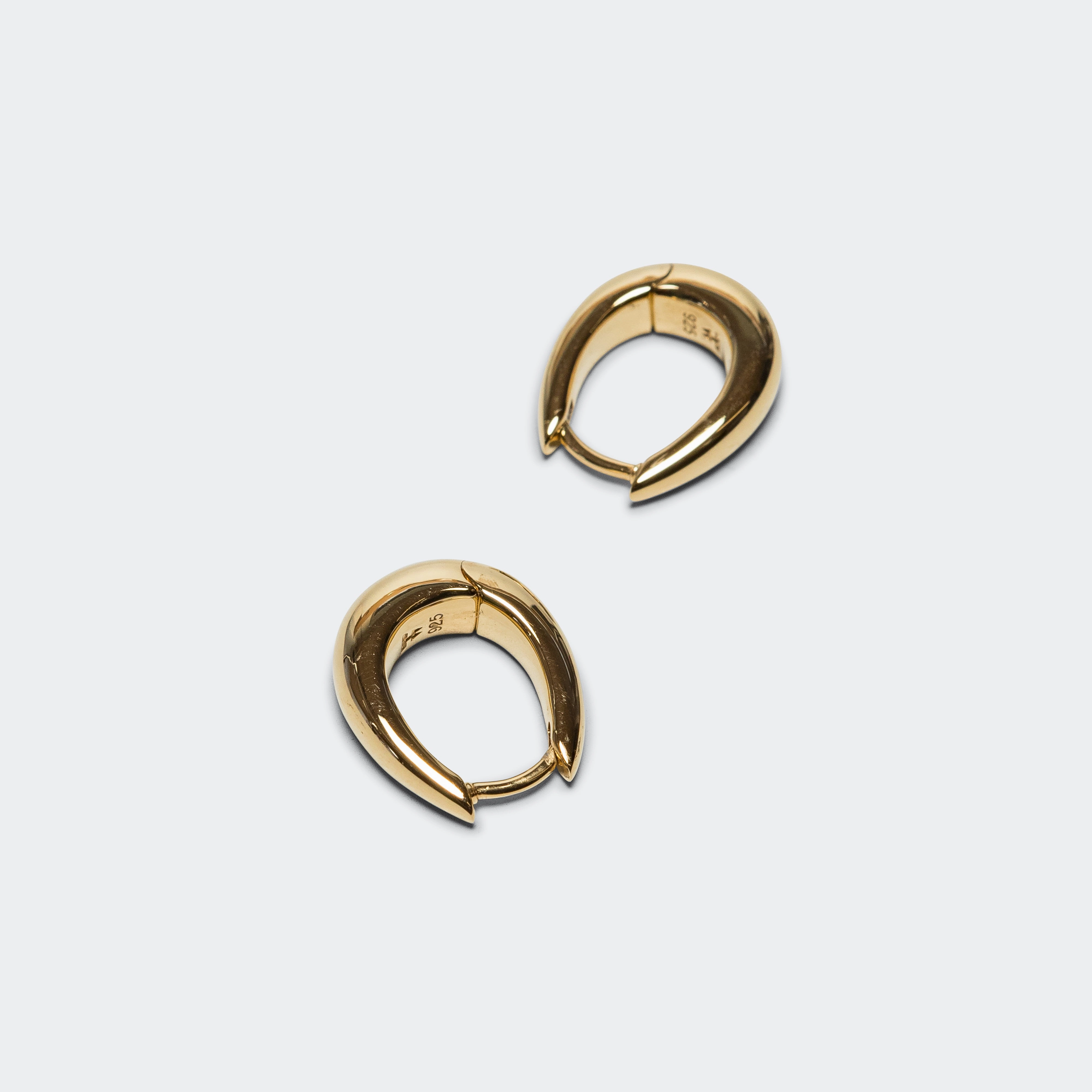 Liz Hoops Gold - 925 Silver/18K Gold